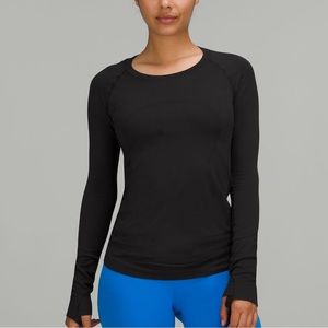LULULEMON black long sleeve swiftly tech